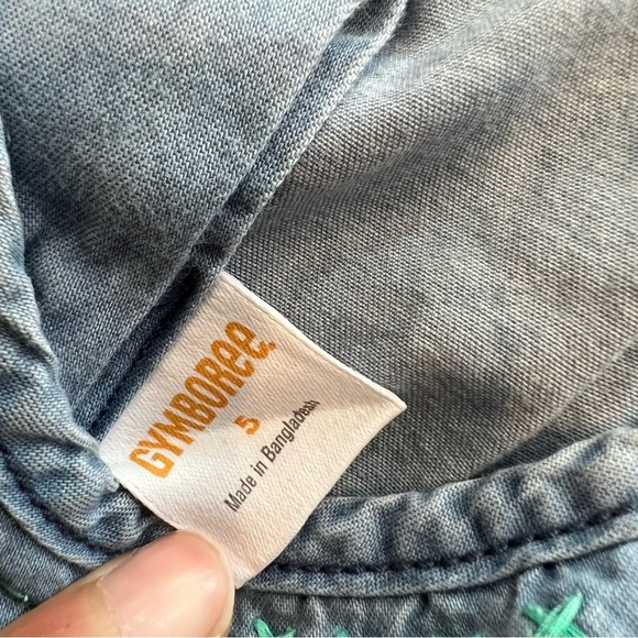 Gymboree Toddler Girl Tribal Embroidered Dress Size 5 - Picture 5 of 8